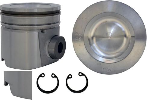 Set of 6 Dish Top Pistons for 07-17 Chrysler/Dodge/Ram Cummins 6.7L/408 | Standard Size | 4.213in. Bore Diameter in Saudi Arabia
