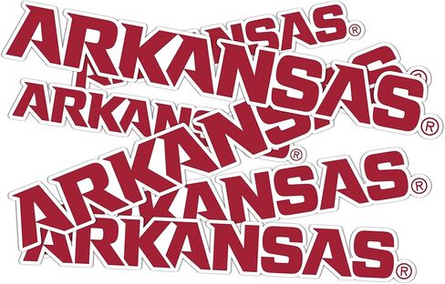 Desert Cactus University of Arkansas Razorbacks U of A Hogs Stickers Vinyl Decals Laptop Water Bottle Car Scrapbook T3 (Type 3-1) in Kuwait