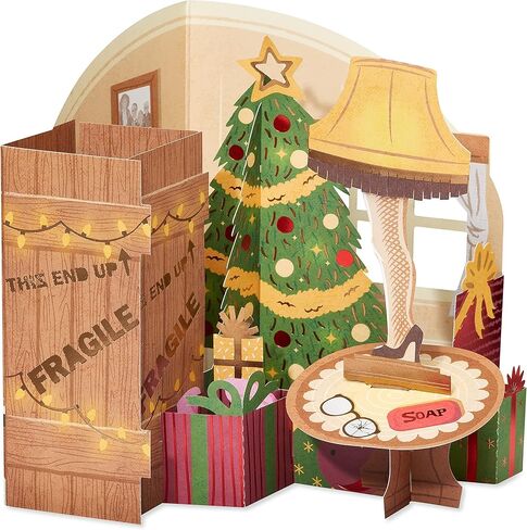 American Greetings Magic Moments A Christmas Story Pop Up Christmas Card (A Real Winner) in Saudi Arabia