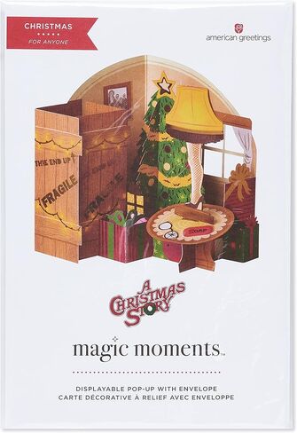 American Greetings Magic Moments A Christmas Story Pop Up Christmas Card (A Real Winner) in Saudi Arabia