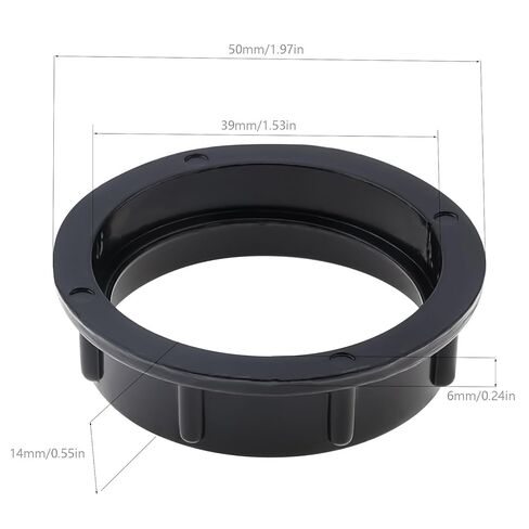 4 Pack Light Socket Rings, White Aluminum Threaded Lamp Shade Ring for Medium Base E26 Sockets with Diameter of 1-1/2 Inches, Retainer Rings for Light Fixture in Kuwait