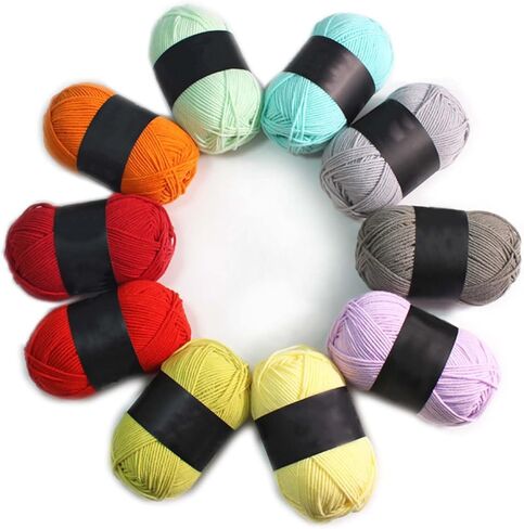 Jumbo White Yarn - 1 Pack of 396g/14oz - Acrylic - 4 Medium (Worsted) - 744 Yards - Knitting/Crochet in Saudi Arabia