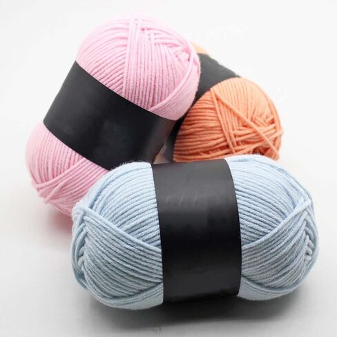 Jumbo White Yarn - 1 Pack of 396g/14oz - Acrylic - 4 Medium (Worsted) - 744 Yards - Knitting/Crochet in Saudi Arabia