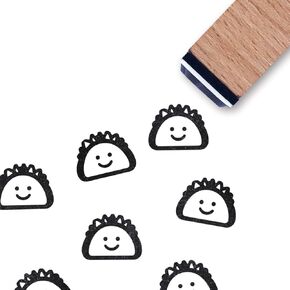 Taco Rubber Stamp, 3/5 Inch Small Mini Stamp for Scrapbooking Card Making Planner in Saudi Arabia