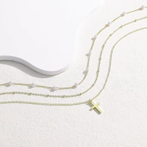 Evabelle Pearl Necklace Enamel Vintage Butterfly Necklace Dragonfly Leaf Flower Gold Necklace for Women 14K Gold Plated Cubic Zirconia Choker Necklace Pendant Halloween Christmas Earrings Jewelry Gifts Birthday Anniversary in Kuwait