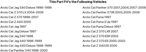 SPI Choke Cable Arctic S/M يناسب 1997 Arctic Cat Puma 340 2-Up Snowmobile - رقم الجزء المصنع: 05-146-08 in Saudi Arabia