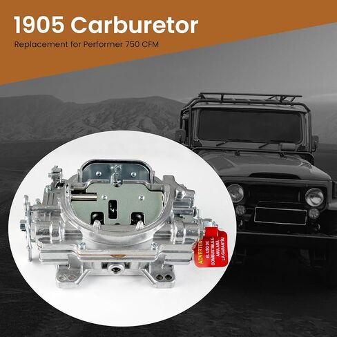 1905 Carburetor Replacement for AVS2 Series 650 CFM Square Bore 4 Barrel Manual Choke in Saudi Arabia