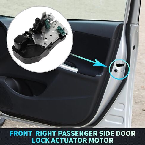 X AUTOHAUX Replacement Front Right Passenger Side Power Door Lock Actuator Motor for Jeep Grand Cherokee 99-04 Door Latch Actuator Assembly No.55135606AB Black in Saudi Arabia