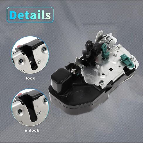 X AUTOHAUX Replacement Front Right Passenger Side Power Door Lock Actuator Motor for Jeep Grand Cherokee 99-04 Door Latch Actuator Assembly No.55135606AB Black in Saudi Arabia