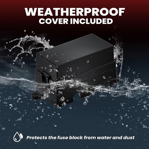 طقم صندوق مرحل ومصهر 12 فولت مع 4 مرحلات JD1912 و12 صمامات شفرة، كتلة توزيع طاقة السيارات مع حزام الأسلاك لشاحنة السيارة RV UTV للطرق الوعرة in Kuwait