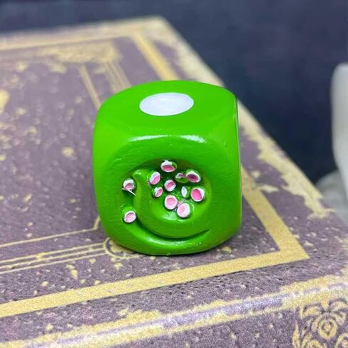 Halloween Demon Dice Set of 5 - Resin Spooky Dice for Tabletop RPG, Horror Decor & Party Supplies, Halloween Game Accessories, Resin Crafted Decor Pieces, Dice Set in Saudi Arabia