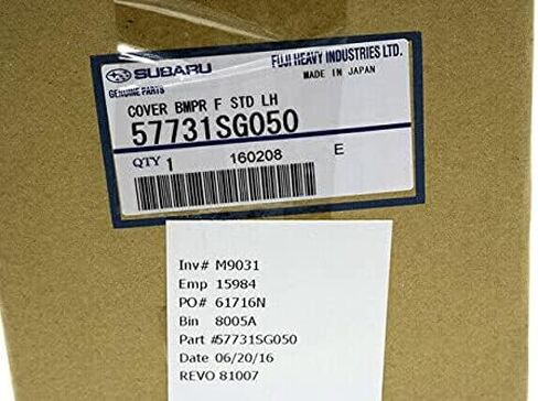 Subaru 2014-2016 Subaru Forester non turbo Front Left Fog Light Cover Bezel 57731SG050 Genuine in Saudi Arabia