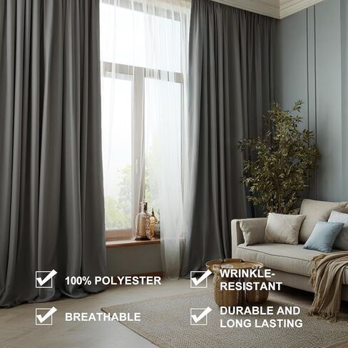 نسيج قطن بوليستر من The Yard، قماش عريض عريض 57 بوصة، مادة ناعمة خفيفة الوزن وجيدة التهوية للبطانة، الخياطة، DIY (أسود، 1 ياردة) in Kuwait