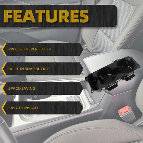 حامل أكواب وحدة التحكم المركزية من داسبيكان مع شحن لاسلكي متوافق مع Ford Explorer 2020-2024 يستبدل # LB5Z-7813562-AB LB5Z7813562AB مع قواعد الأكواب in Saudi Arabia