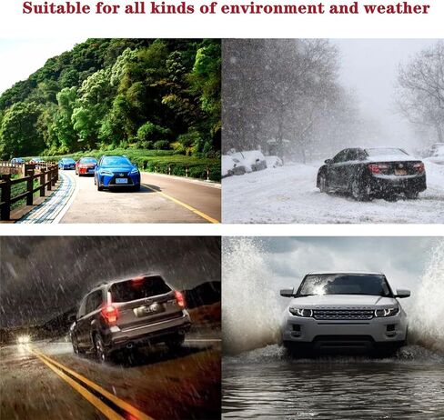 Custom Car Floor mats Suitable for 99% of Cars, Luxury Mats, Waterproof and Anti Slip Mats (Black Red) in Saudi Arabia
