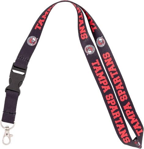 Desert Cactus University of Tampa Lanyard UT Spartans Car Keys ID Badge Holder Keychain Detachable Breakaway Snap Buckle (Design A) in Saudi Arabia