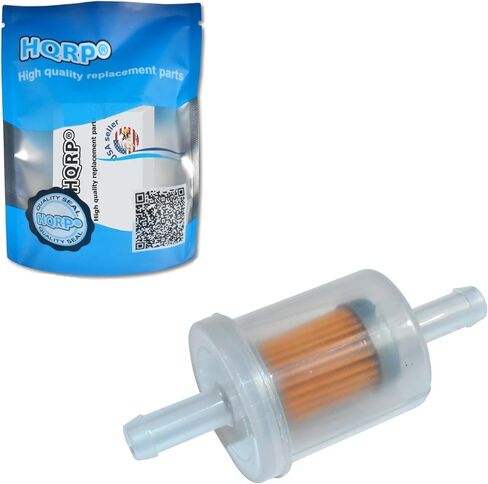 HQRP 2 Pack 691035 Fuel Filter Compatible with Kawasaki 4129 493629 5065 49019-0014 49019-0027 49019-0707 49019-7001 49019-7005 12hp 17.5hp 27hp 35hp Engines, 40 Micron 1/4" Inline Fuel Filter in Saudi Arabia