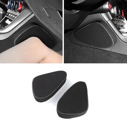 KUNGKIC for Toyota GR86 Subaru BRZ 2022 2023 2024 2025 Soft Knee Cushion Car Knee Leg Pillow Pad for Driver Seat & Passenger Seat Automotive Interior Accessories 9002 Color Italian Suede in Saudi Arabia