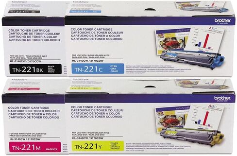 Brother MFC-9340CDW 4-Color Toner Cartridge Set in Saudi Arabia