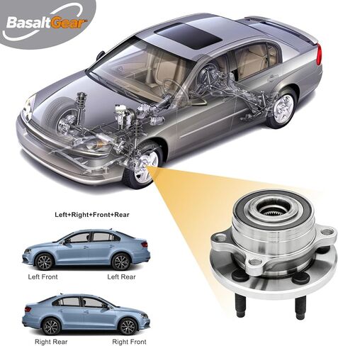 512460 Pair 2 Front or Rear Wheel Hub & Bearing Assembly for 2011-2019 Ford Explorer, 2013-2019 Ford Police Interceptor Utility in Kuwait