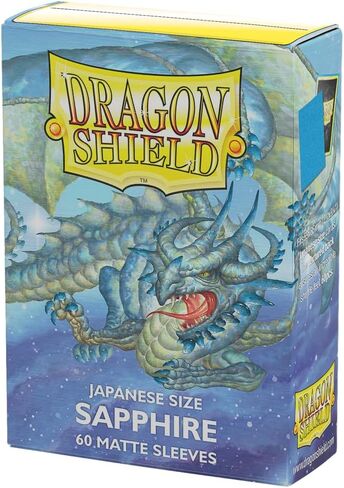 Dragon Shield - غير لامع: ياقوت (فيروزي) 60 قيراط أكمام بطاقات بمقاس ياباني - أكمام بطاقات MTG ناعمة وقوية - متوافقة مع Pokemon & Magic The Gathering in Kuwait
