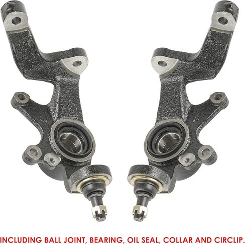 Caltric Front Left and Right Wheel Knuckle Compatible with Yamaha Rhino 450 YXR450F 4X4 2006 2007 2008 2009 in Saudi Arabia