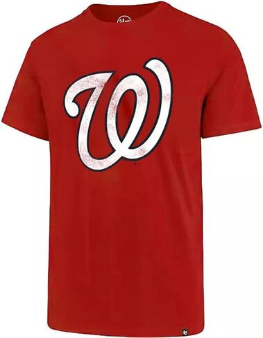 MLB Men's Distressed Imprint Match Team Color Primary Logo Word Mark T-Shirt (New York Mets Blue, Small) in Saudi Arabia