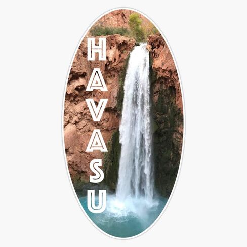Magnet Havasu Falls Grand Canyon Magnetic Bumper Sticker 5" in Saudi Arabia