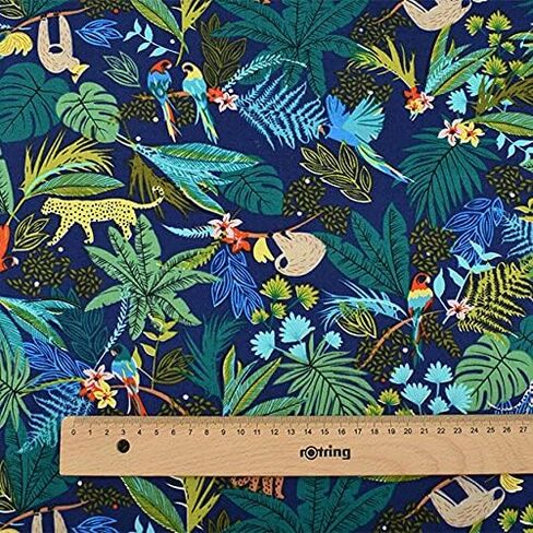 7 Pcs Floral Cotton Fabric - Precut Quilt Sewing Quilting Fabric (19.6x19.6in) in Saudi Arabia