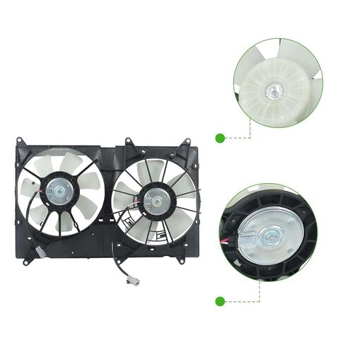 munirater Radiator Cooling Fan Iron Replacement for High-Lander 2001-2003 Replacement for RX300 2001-2003 in Saudi Arabia
