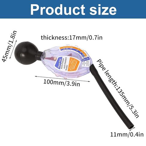 ملحق اختبار سائل التبريد، جهاز اختبار مضاد التجمد لفهم حالة سائل التبريد، مقياس رطوبة البطارية لاختبار البطاريات الساخنة أو الباردة على أنظمة 6 فولت/12 فولت/24 فولت in Kuwait