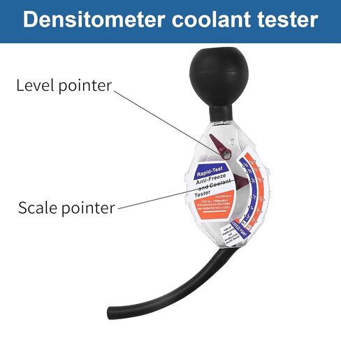 ملحق اختبار سائل التبريد، جهاز اختبار مضاد التجمد لفهم حالة سائل التبريد، مقياس رطوبة البطارية لاختبار البطاريات الساخنة أو الباردة على أنظمة 6 فولت/12 فولت/24 فولت in Kuwait
