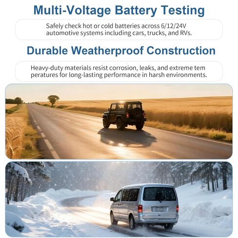 ملحق اختبار سائل التبريد، جهاز اختبار مضاد التجمد لفهم حالة سائل التبريد، مقياس رطوبة البطارية لاختبار البطاريات الساخنة أو الباردة على أنظمة 6 فولت/12 فولت/24 فولت in Kuwait