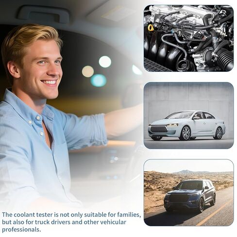 ملحق اختبار سائل التبريد، جهاز اختبار مضاد التجمد لفهم حالة سائل التبريد، مقياس رطوبة البطارية لاختبار البطاريات الساخنة أو الباردة على أنظمة 6 فولت/12 فولت/24 فولت in Kuwait