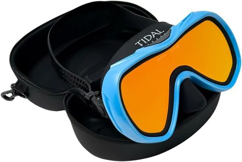Tidal Mask - Advanced Anti Fog Diving Mask for Scuba Diving, Snorkeling, Free Diving and Swimming. Wide-Angle Tempered Glass Single Lens - Best Anti Fog Scuba Mask, Snorkel Mask, Dive Mask for Adults. in Kuwait