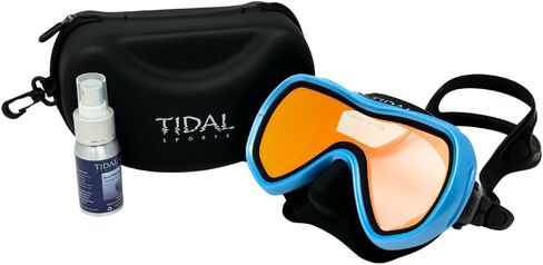 Tidal Mask - Advanced Anti Fog Diving Mask for Scuba Diving, Snorkeling, Free Diving and Swimming. Wide-Angle Tempered Glass Single Lens - Best Anti Fog Scuba Mask, Snorkel Mask, Dive Mask for Adults. in Kuwait