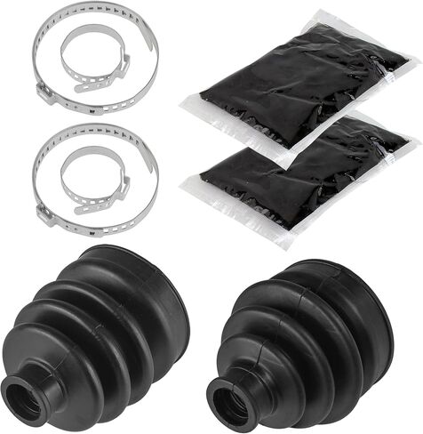 Caltric Front Axle Inner Outer Cv Boot Kit Compatible with Kawasaki Mule 3010 Kaf620 4X4 1993 2001-2008 in Saudi Arabia