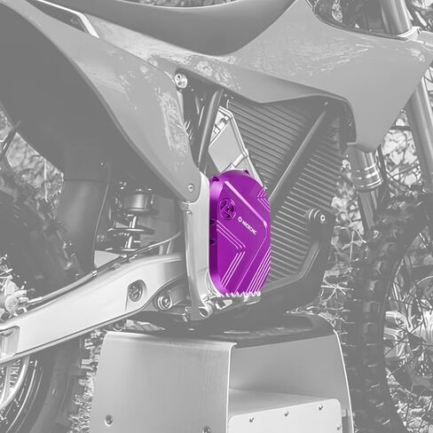 NICECNC Red Right Motor Cover Guard Compatible with Stark VARG MX/EX 2024-2025, CNC Precision Machining,Rugged T6061 Aluminum, Anodized&Thicker for Ultimate Protection,Off-Road Seekers Enthusiasts in Saudi Arabia