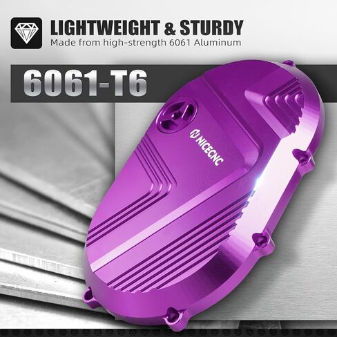 NICECNC Red Right Motor Cover Guard Compatible with Stark VARG MX/EX 2024-2025, CNC Precision Machining,Rugged T6061 Aluminum, Anodized&Thicker for Ultimate Protection,Off-Road Seekers Enthusiasts in Saudi Arabia
