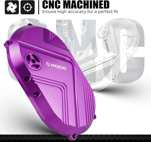 NICECNC Red Right Motor Cover Guard Compatible with Stark VARG MX/EX 2024-2025, CNC Precision Machining,Rugged T6061 Aluminum, Anodized&Thicker for Ultimate Protection,Off-Road Seekers Enthusiasts in Saudi Arabia