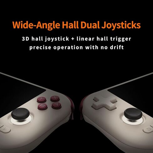 Mangmi Air X Game Console,5.5 Inch IPS LCD Android 14 System and 5000mAh Battery Video Games Consoles,with DDR4+64G eMMC and Wireless Networt Console Casual Game Console RGB Joystick/6-Axis(Gray) in Saudi Arabia