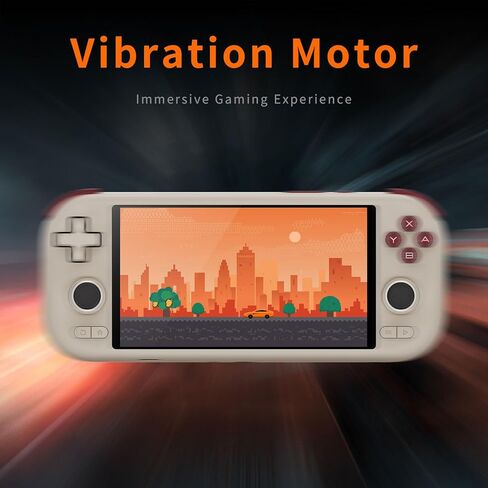 Mangmi Air X Game Console,5.5 Inch IPS LCD Android 14 System and 5000mAh Battery Video Games Consoles,with DDR4+64G eMMC and Wireless Networt Console Casual Game Console RGB Joystick/6-Axis(Gray) in Saudi Arabia
