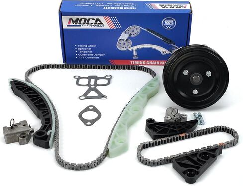 MOCA Timing Chain Kit Water Pump Compatible with 2008-2012 for Mitsubishi Lancer 2.0L, 2010-2013 for Kia Forte 2.0L 2.4L & 2010-2012 for Hyundai Santa Fe 2.4L in Saudi Arabia