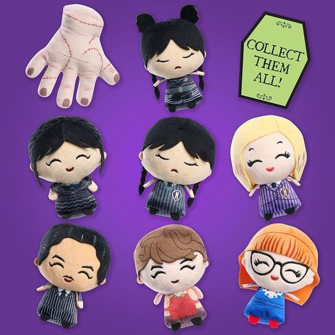 Just Play Wednesday Collectible Mini 3.5 inch Plush 2-Pack, 8 Characters to Collect, Kids Toys for Ages 3 Up in Saudi Arabia