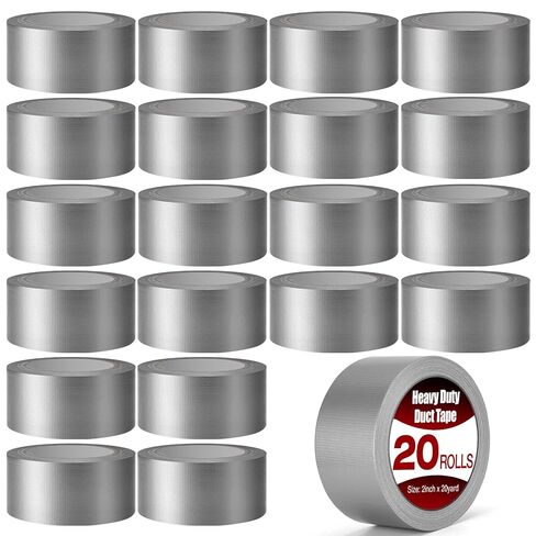 Navona Heavy Duty Duct Tape 2 Pack, 2 Inch x 40 Yards Total, Waterproof Strong Adhesive Tape for Indoor & Outdoor, No Residue Duct Tape for Repairs, Patching, Sealing in Saudi Arabia