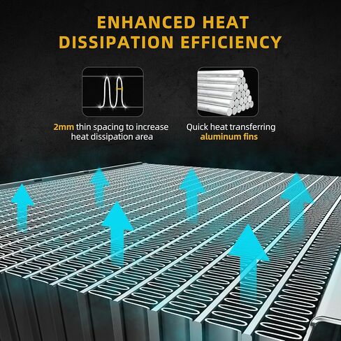 DWVO Radiator Complete Radiator Compatible with 1999 2000 2001 2002 2003 2004 Odyssey Aluminum Radiator, ENG J35A1/J35A4, 19010P8FA51 in Kuwait