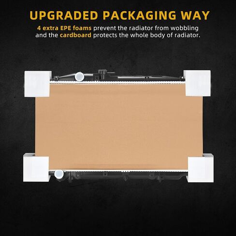 DWVO Radiator Complete Radiator Compatible with 1999 2000 2001 2002 2003 2004 Odyssey Aluminum Radiator, ENG J35A1/J35A4, 19010P8FA51 in Kuwait