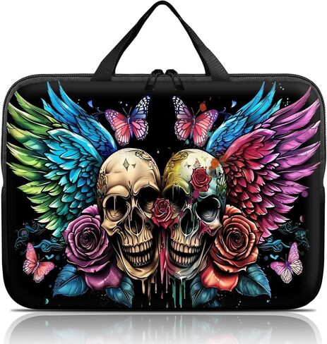 14 15 15.4 15.6 inch Laptop Handle Bag Computer Bag, Pouch Holder Notebook Sleeve Cover Soft Case Compatible for Dell,Lenovo,Toshiba HP, Asus Notebook-Frog Play Guitar in Saudi Arabia