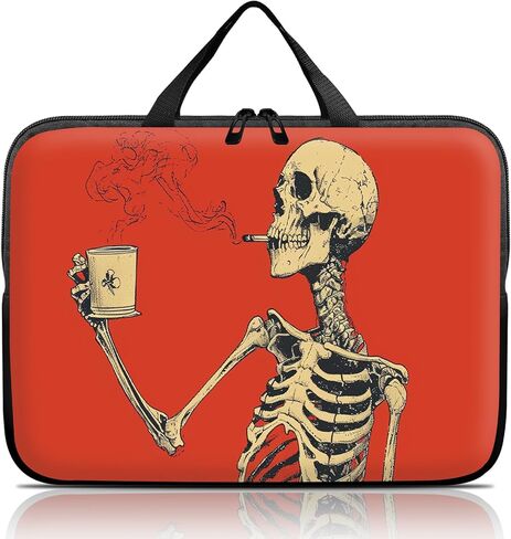 14 15 15.4 15.6 inch Laptop Handle Bag Computer Bag, Pouch Holder Notebook Sleeve Cover Soft Case Compatible for Dell,Lenovo,Toshiba HP, Asus Notebook-Frog Play Guitar in Saudi Arabia