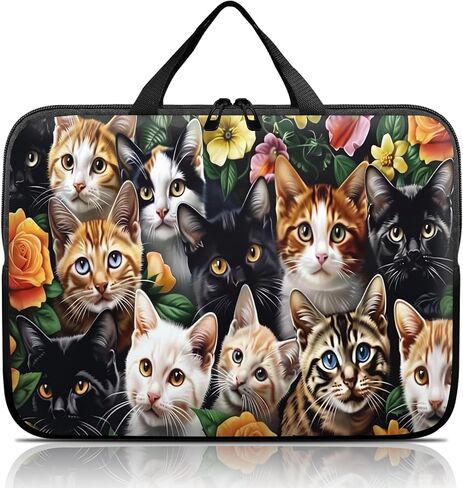 14 15 15.4 15.6 inch Laptop Handle Bag Computer Bag, Pouch Holder Notebook Sleeve Cover Soft Case Compatible for Dell,Lenovo,Toshiba HP, Asus Notebook-Frog Play Guitar in Saudi Arabia